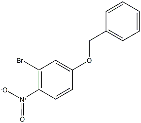 4-(benzyloxy)-2-bromo-1-nitrobenzene Struktur