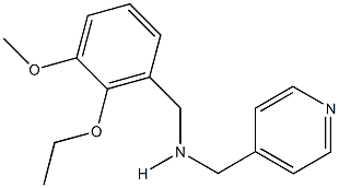 N-(2-ethoxy-3-methoxybenzyl)-N-(4-pyridinylmethyl)amine Struktur