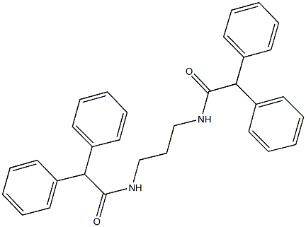 N-{3-[(diphenylacetyl)amino]propyl}-2,2-diphenylacetamide Struktur