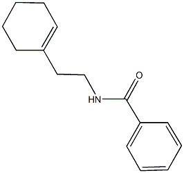 N-[2-(1-cyclohexen-1-yl)ethyl]benzamide Struktur