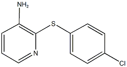 2-[(4-chlorophenyl)sulfanyl]-3-pyridinylamine Struktur