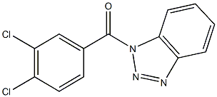 1-(3,4-dichlorobenzoyl)-1H-1,2,3-benzotriazole Struktur