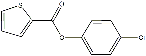 4-chlorophenyl 2-thiophenecarboxylate Struktur