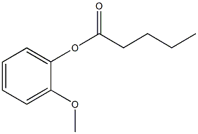 2-methoxyphenyl pentanoate Struktur