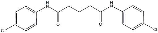 N~1~,N~5~-bis(4-chlorophenyl)pentanediamide Struktur