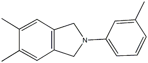 5,6-dimethyl-2-(3-methylphenyl)isoindoline Struktur