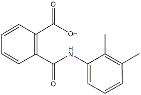 2-[(2,3-dimethylanilino)carbonyl]benzoic acid Struktur