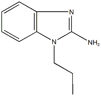 1-propyl-1H-benzimidazol-2-ylamine Struktur