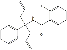 N-(1-allyl-1-phenyl-3-butenyl)-2-iodobenzamide Struktur