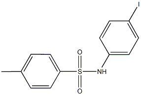 N-(4-iodophenyl)-4-methylbenzenesulfonamide Struktur