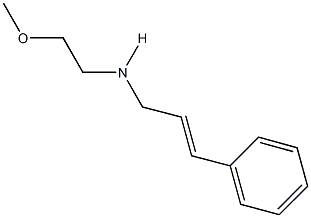 N-cinnamyl-N-(2-methoxyethyl)amine Struktur