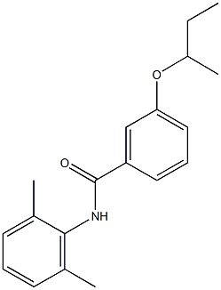 3-(sec-butoxy)-N-(2,6-dimethylphenyl)benzamide Struktur