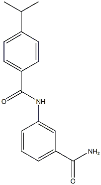 3-[(4-isopropylbenzoyl)amino]benzamide Struktur