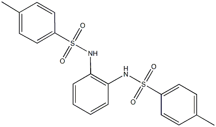 4-methyl-N-(2-{[(4-methylphenyl)sulfonyl]amino}phenyl)benzenesulfonamide Struktur