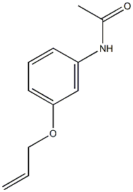 N-[3-(allyloxy)phenyl]acetamide Struktur