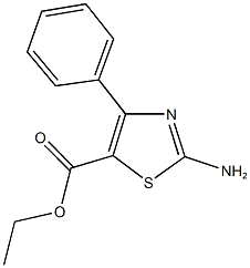 ethyl 2-amino-4-phenyl-1,3-thiazole-5-carboxylate Struktur