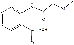 2-[(methoxyacetyl)amino]benzoic acid Struktur