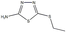 5-(ethylsulfanyl)-1,3,4-thiadiazol-2-amine Struktur