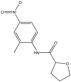 N-{4-nitro-2-methylphenyl}tetrahydro-2-furancarboxamide Struktur