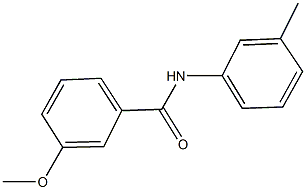 3-methoxy-N-(3-methylphenyl)benzamide Struktur