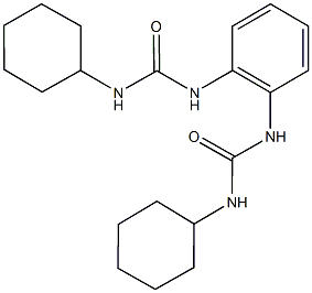 N-cyclohexyl-N'-(2-{[(cyclohexylamino)carbonyl]amino}phenyl)urea Struktur