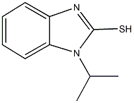 1-isopropyl-1H-benzimidazol-2-yl hydrosulfide Struktur