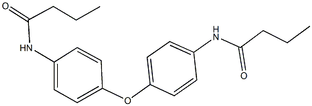 N-{4-[4-(butyrylamino)phenoxy]phenyl}butanamide Struktur