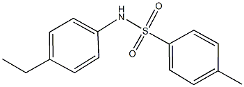 N-(4-ethylphenyl)-4-methylbenzenesulfonamide Struktur