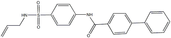 N-{4-[(allylamino)sulfonyl]phenyl}[1,1'-biphenyl]-4-carboxamide Struktur