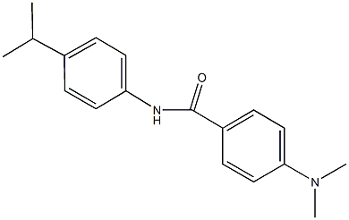 4-(dimethylamino)-N-(4-isopropylphenyl)benzamide Struktur