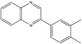 2-(3,4-dimethylphenyl)quinoxaline Struktur