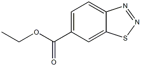 ethyl 1,2,3-benzothiadiazole-6-carboxylate Struktur