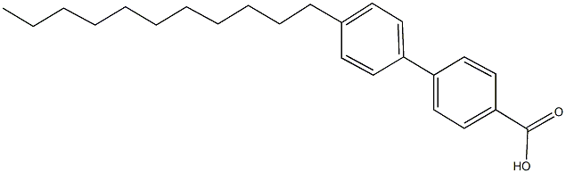 4'-undecyl[1,1'-biphenyl]-4-carboxylic acid Struktur