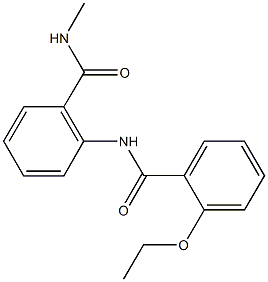 2-[(2-ethoxybenzoyl)amino]-N-methylbenzamide Struktur