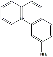 9-aminopyrido[1,2-a]quinolinium Struktur