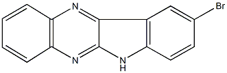 9-bromo-6H-indolo[2,3-b]quinoxaline Struktur