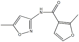 2-methyl-N-(5-methyl-3-isoxazolyl)-3-furamide Struktur