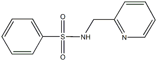 N-(2-pyridinylmethyl)benzenesulfonamide Struktur