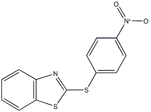 2-({4-nitrophenyl}sulfanyl)-1,3-benzothiazole Struktur