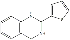 2-(2-thienyl)-1,2,3,4-tetrahydroquinazoline Struktur