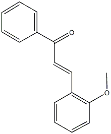 3-(2-methoxyphenyl)-1-phenyl-2-propen-1-one Struktur