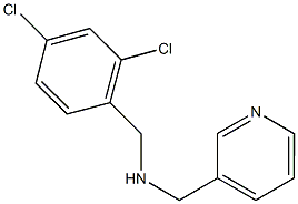 N-(2,4-dichlorobenzyl)-N-(3-pyridinylmethyl)amine Struktur