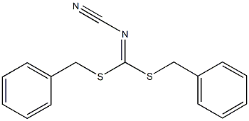 dibenzyl cyanodithioimidocarbonate Struktur