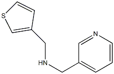 N-(3-pyridinylmethyl)-N-(3-thienylmethyl)amine Struktur