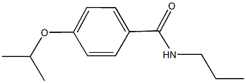 4-isopropoxy-N-propylbenzamide Struktur