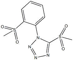 5-(methylsulfonyl)-1-[2-(methylsulfonyl)phenyl]-1H-tetraazole Struktur