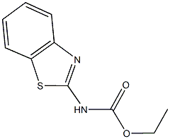 ethyl 1,3-benzothiazol-2-ylcarbamate Struktur