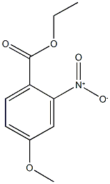 ethyl 2-nitro-4-methoxybenzoate Struktur