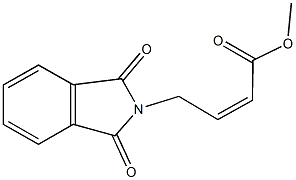 methyl 4-(1,3-dioxo-1,3-dihydro-2H-isoindol-2-yl)-2-butenoate Struktur