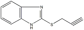 1H-benzimidazol-2-yl 2-propynyl sulfide Struktur